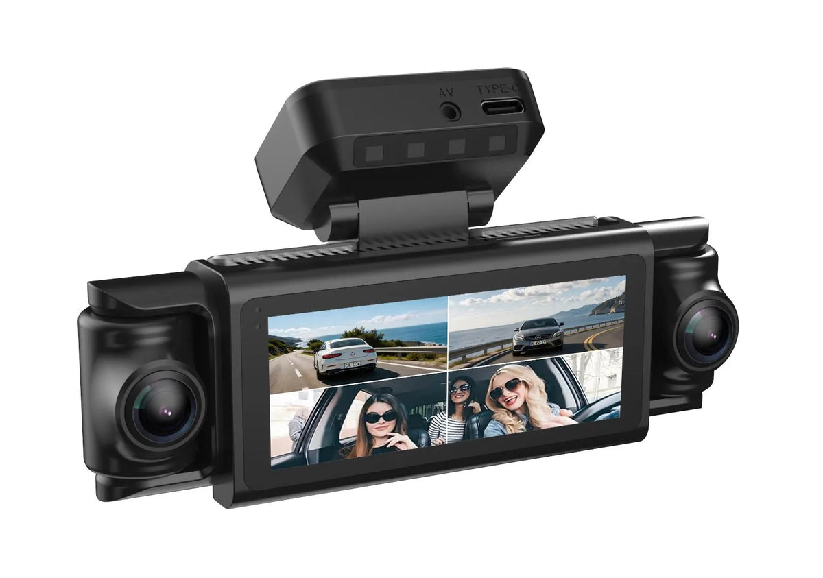 4CH Car Dashcam with 3.39" IPS -LF812