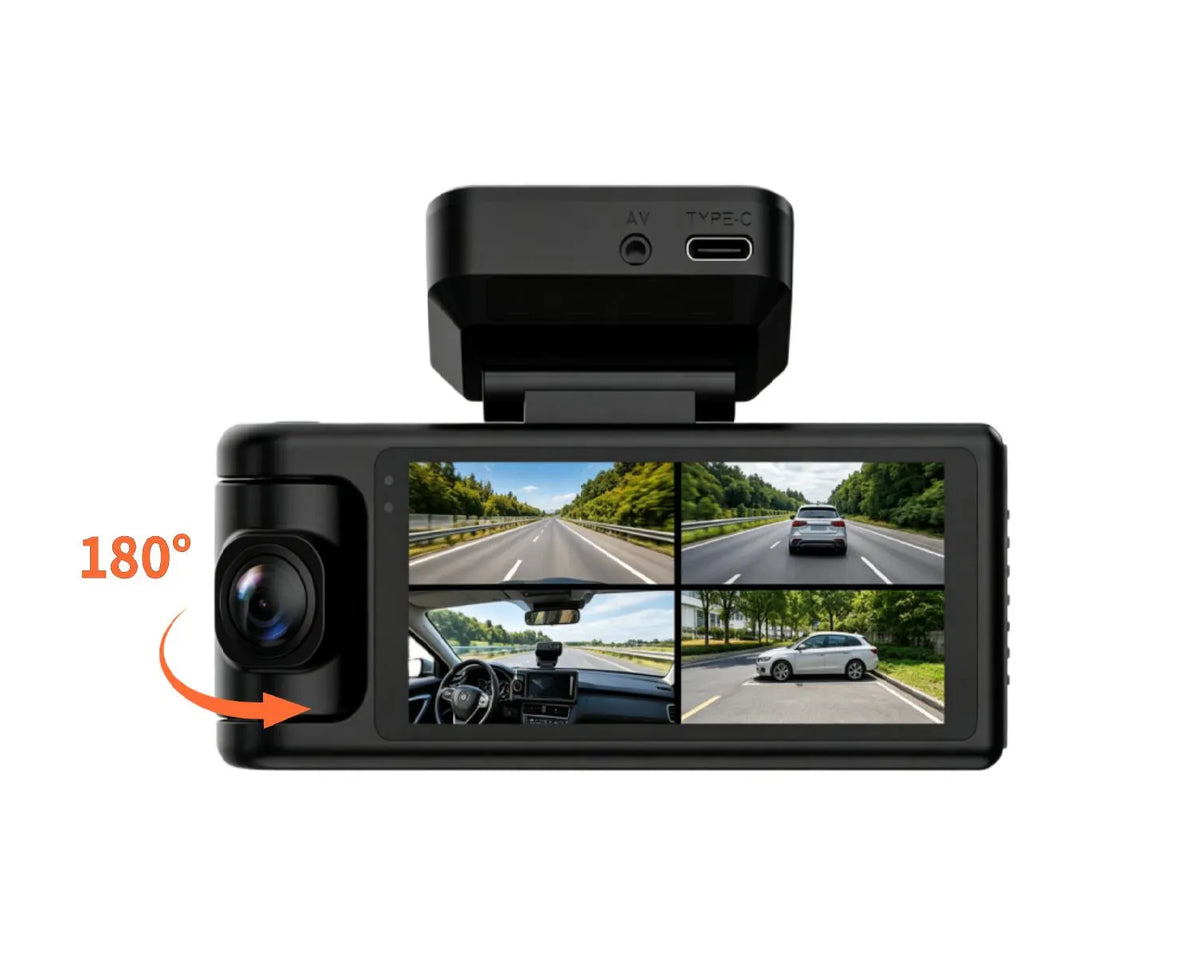 4CH Car Dashcam with 3.39" IPS -LF813