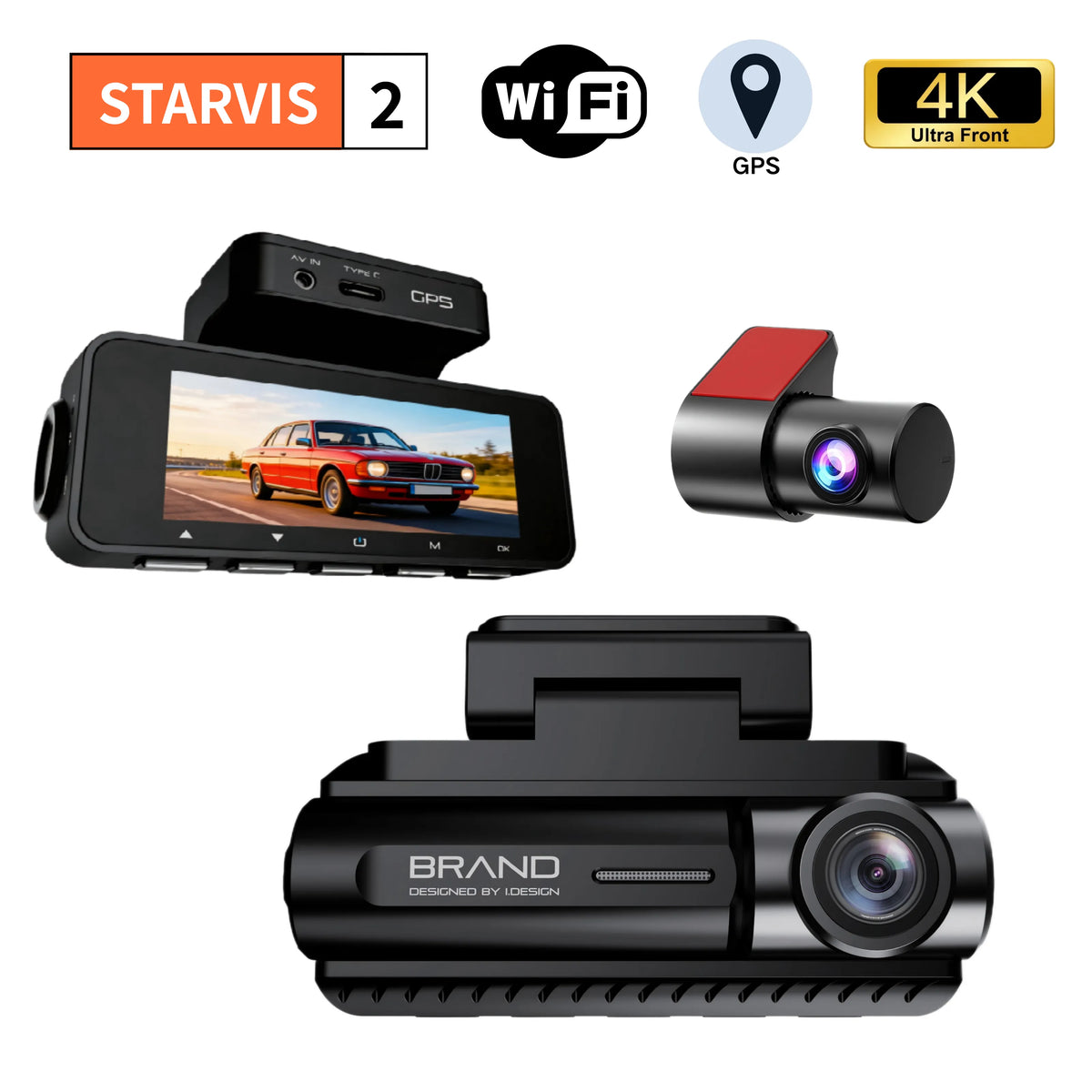 4K Car Dashcam with Starvis 2 -LF822