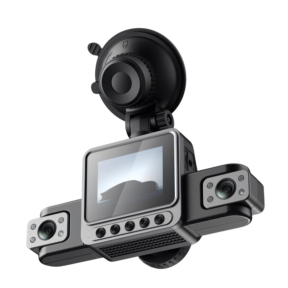 4CH Car Dashcam with 180° rotation  -LF815