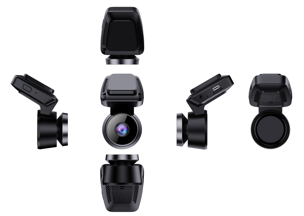 Mini caméra de tableau de bord double 4K pour voiture (avant uniquement en option-LF821) 