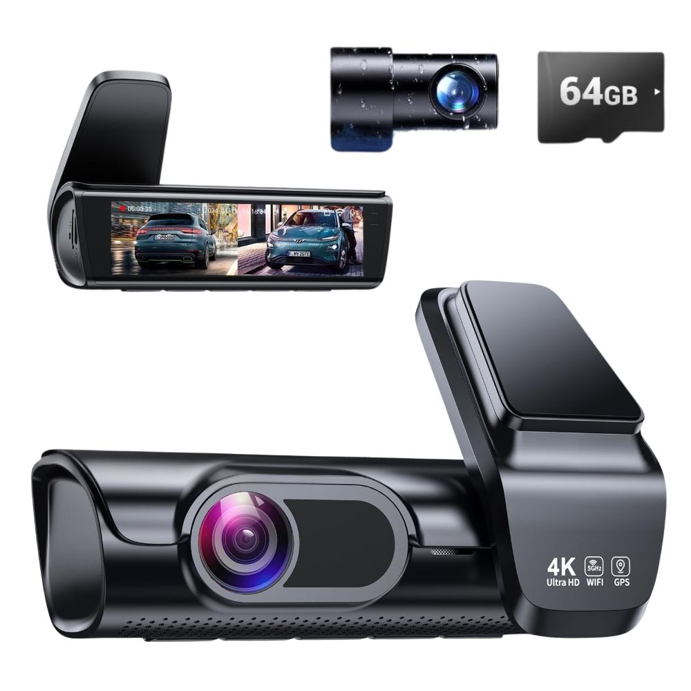 Eye 200 — двойная запись Ultra-HD 4K спереди и 1080P сзади.