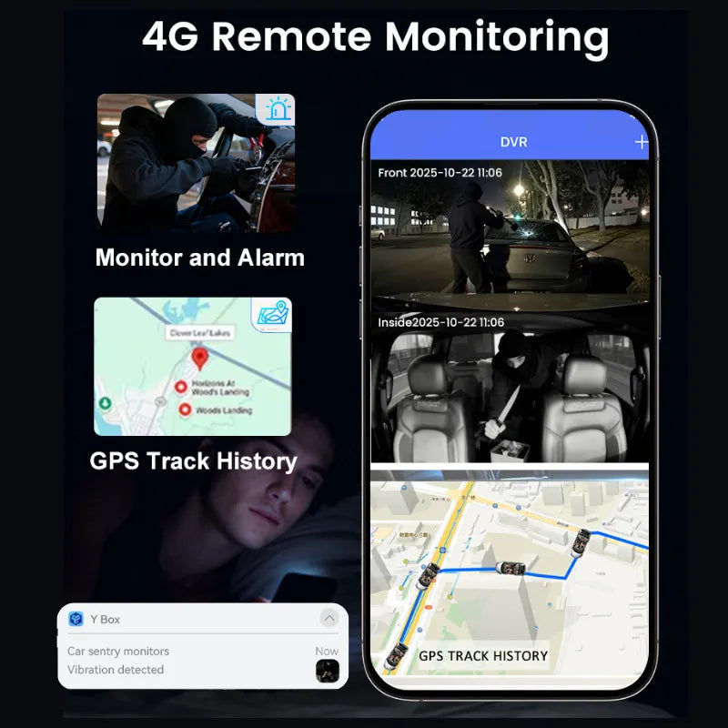 Live Two-- Sentry Mode, Real-time Remote Monitoring